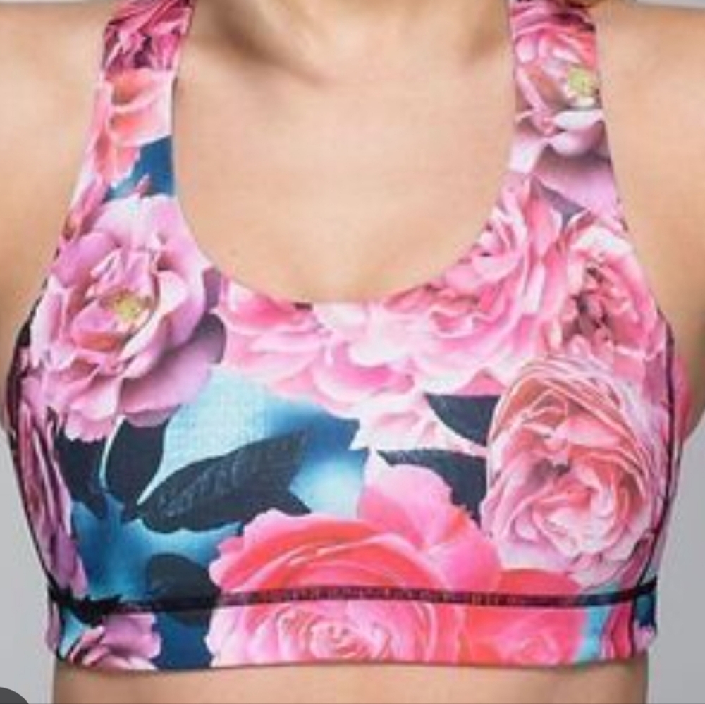 Lululemon Athletica,Size 30",Floral Print Sports Bra